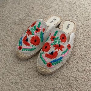 Soludos espadrille mule size 7.